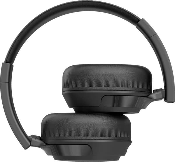 SPC HERON 2 STUDIO – Trådlösa Bluetooth-hörlurar, 50h batteri, dubbel simultananslutning, mikrofon och återvunnen plast - Svart