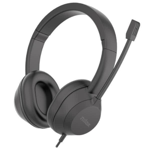 AUDIO, fodral och hörlurar, hörlurar för ljud, Nilox hörlurar Usb Con Microfono PcEspecificacionesTipologíaAuriculares con
