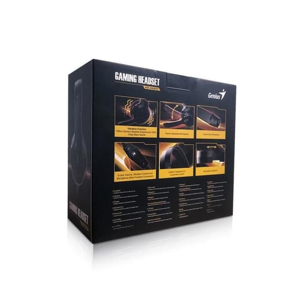 Gamer Headset Genius Hs G600v Plug 3.5Mm Svart