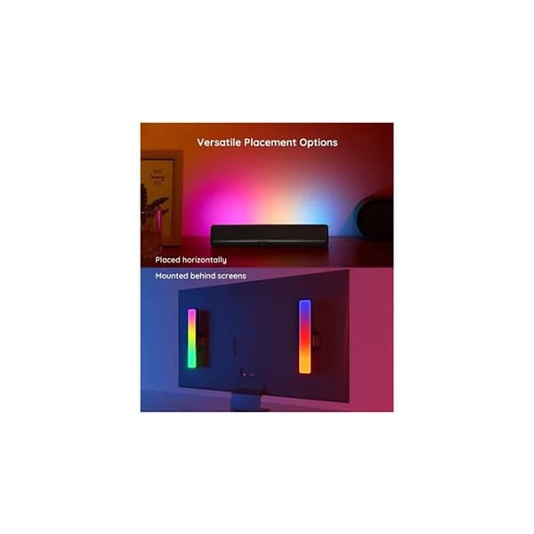 Intelligent LED-panel - Govee - H6056 - Wi-Fi/Bluetooth - Färg Svart - Stämningsbelysning