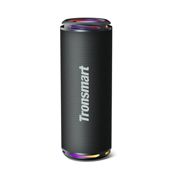 Bluetooth-högtalare, 24W utgång, IPX7 vattentålig,Svart talare