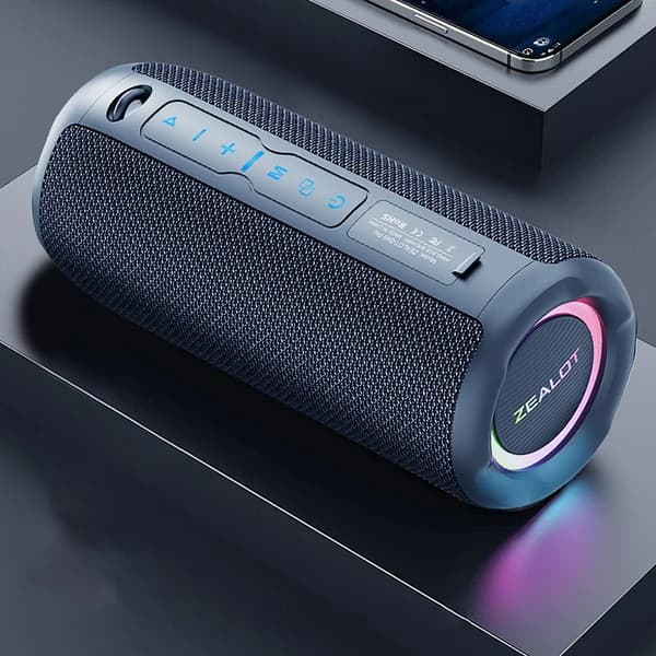 Langaton kaiutin, vedenkestävä muotoilu, 3000mAh akku,Zealot S49Pro HEI, Kaiutin