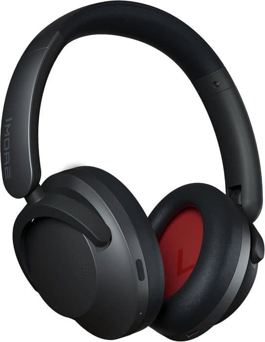 1MORE SonoFlow - Fällbar trådlös hörlurar - LDAC - Hi-Res - QuietMax™ - Bluetooth 5.0 - 70H batteritid - Svart