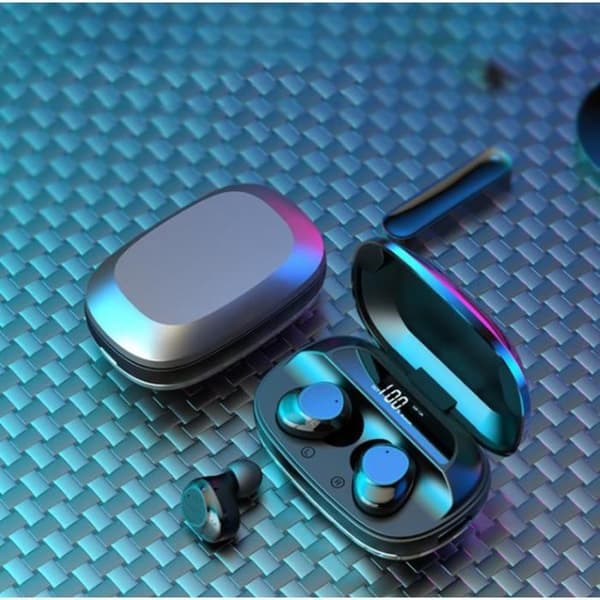 INN® G16 trådlöst Bluetooth-headset 5.0 Stereo Binaural Call LED-display med digital laddningsfack