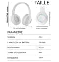 Miniatyrbild 2 av 4: INN Bluetooth-hörlurar Lättvikts hopfällbar svamp Brusreducering Stereo trådlös Bluetooth 5.2 Over-Ear hörlurar