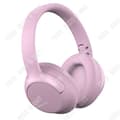 Miniatyrbild 1 av 4: TD trådlösa Bluetooth-headset utrustat med Bluetooth 5.1-teknik, lätta, bekväma over-ear och hopfällbara, rosa ljudheadset