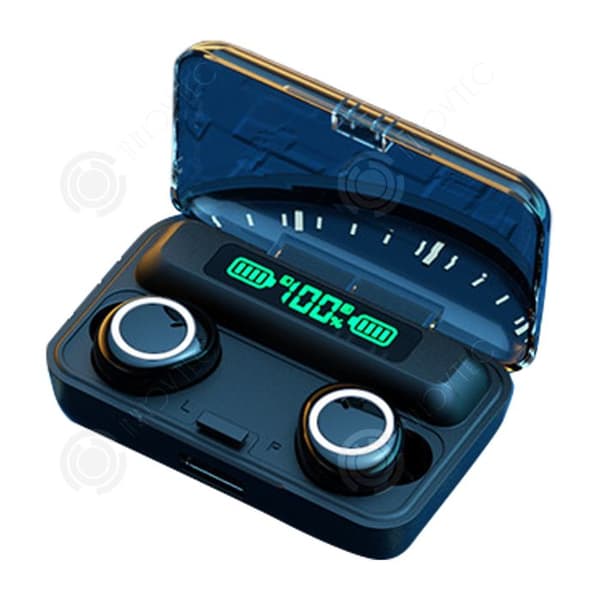 INN Trådlösa Bluetooth-hörlurar 2800mah Bluetooth 5.1 LED Digital skärm Fingeravtryck Touch Control Brusreducering
