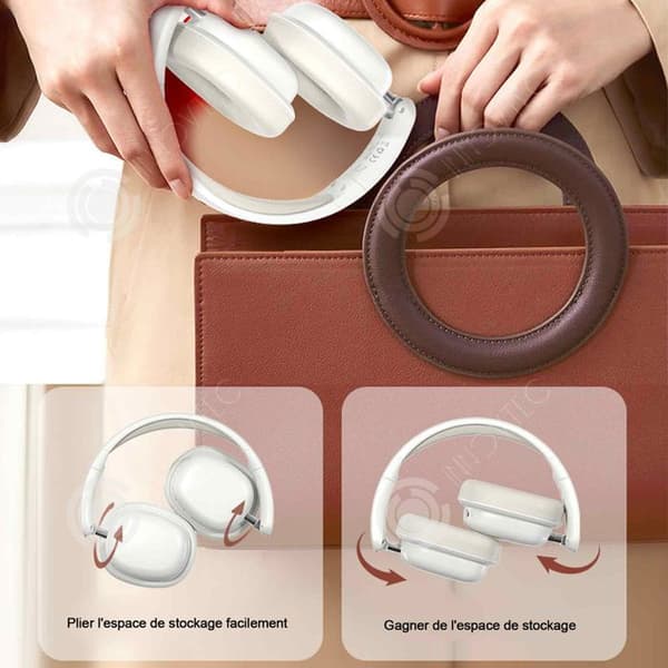 INN 5.3 Bluetooth-headset ergonomisk design extra lång batteritid på 20 timmar enhandsanvändning klass H surroundljud