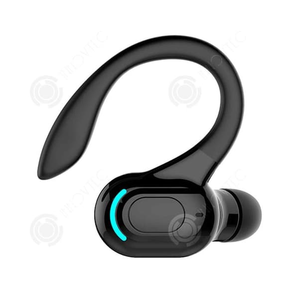 INN Trådlösa Bluetooth-hörlurar 75 mah Bluetooth 5.2 Ear Clip Digital pekskärm Fingeravtryck brusreducering