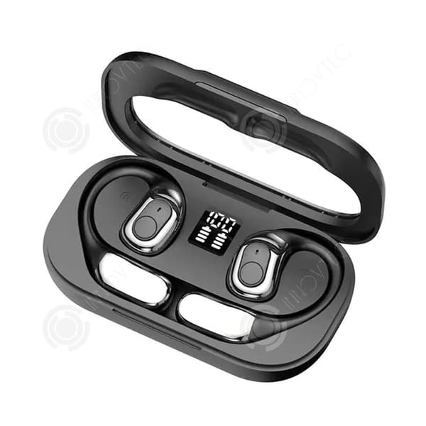 INN Bone conduction hörlurar IPX5 svart 400mA bluetooth 5.4 vattentät bluetooth hörlurar bluetooth trådlöst trådlöst bluetooth headset