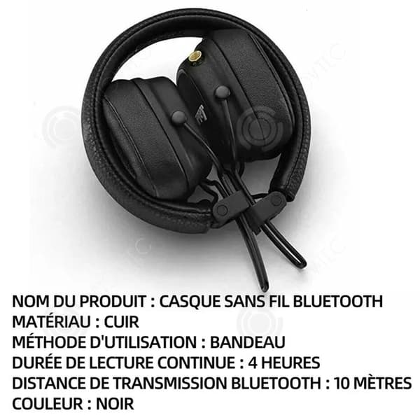 INN Trådlösa Bluetooth-hörlurar 72 timmar 5.0 Upp till batteritid Snabbladdning Ren bas Ljudkvalitet