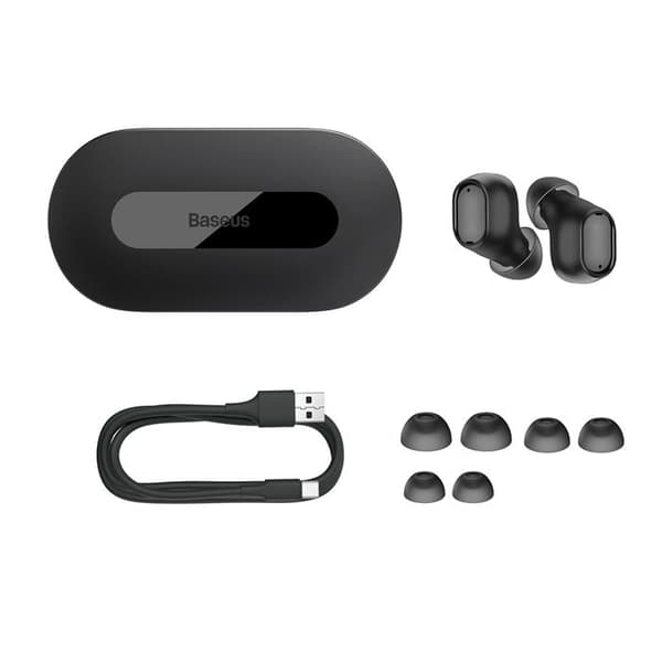 Trådlösa hörlurar - Baseus - Bowie EZ10 - Bluetooth 5.3 - True Wireless - Svart