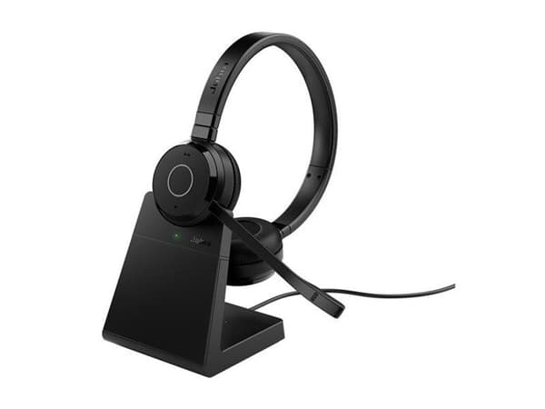 Headset - Bluetooth - trådlöst - USB-A via Bluetooth-adapter - Jabra - Jabra Evolve 65 TE Stereo - Headset - on-ear
