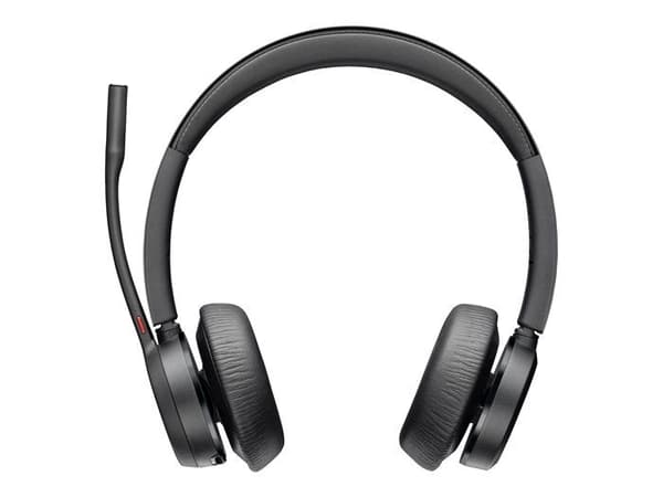 Headset - Bluetooth - trådlöst - HP Inc. - Poly Voyager 4320 - Headset - on-ear - Bluetooth - trådlöst - svart - cert