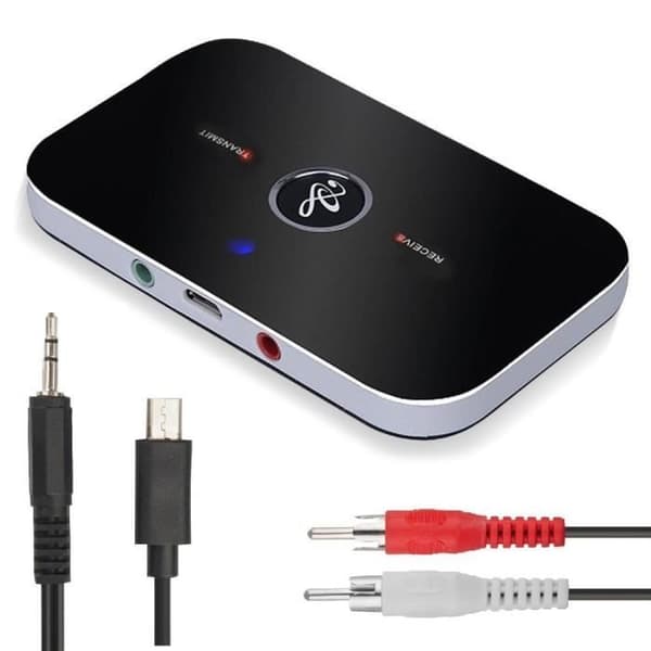 Cle Bluetooth-adapter, trådlös Bluetooth-sändare-mottagare 2 i 1, mm ljudadapter för PC, smartphone [B677942018]