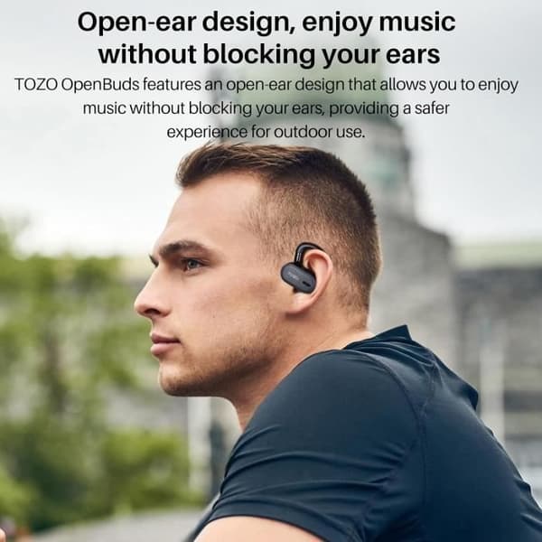 TOZO Open Buds Trådlösa Hörlurar Bluetooth 5.3