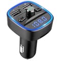 Miniatyrbild 1 av 4: 100 st, Bluetooth FM-sändare, trådlös Bluetooth-bilsats Radiosändaradapter med handsfree-samtal Dubbel USB (lampa
