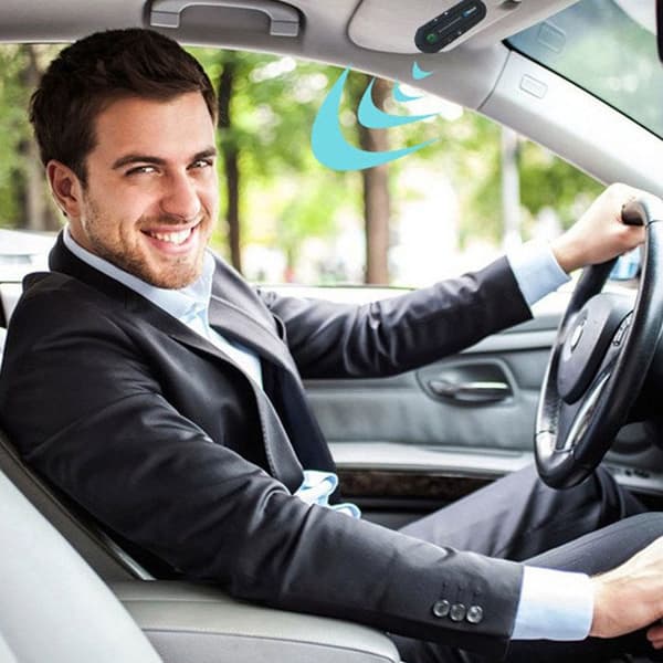TD® Sun Visor Bil Bluetooth Bil Handsfree Telefon Bluetooth Version 4.1 Bluetooth-mottagare