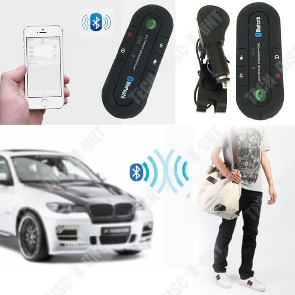 Bluetooth-mottagare bil USB ljud iPhone handsfree kit samtal laddning kabel version 4.1 adapter frekvens