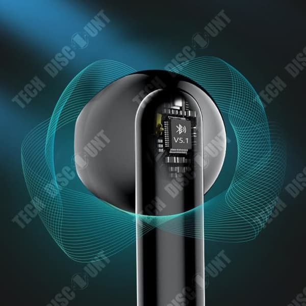 TD® Bluetooth-hörlur in-ear Bluetooth 5.0 Smart touch Lång batteritid Bluetooth-öronsnäcka
