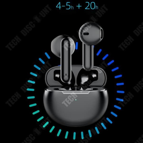 TD® Bluetooth-hörlur in-ear Bluetooth 5.0 Smart touch Lång batteritid Bluetooth-öronsnäcka