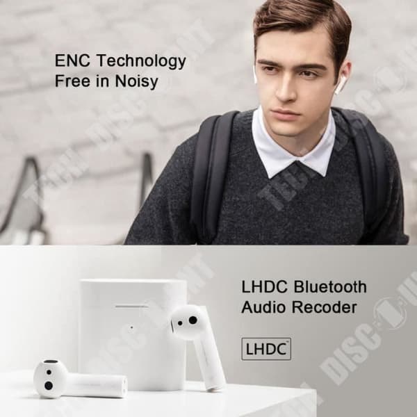 Bluetooth-headset - TD® - Type-C - Brusreducering - 14 timmars batteritid - Stereo