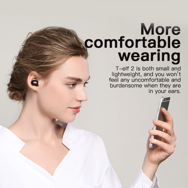 Bluetooth 5.0 Headset Mini Trådlöst Sportbälte Snabbladdningsbox In-ear vattentäta stereohörlurar