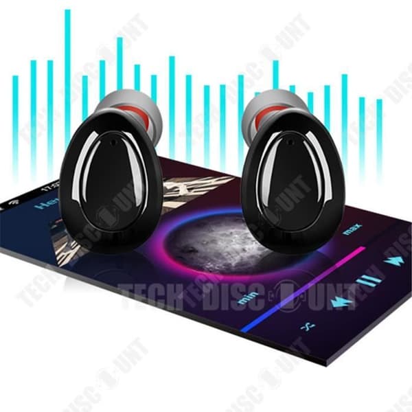 TD® bluetooth hörlurar solar laddning solbatteri headset hörlurar tyst brusreducering trådlös sport stereo