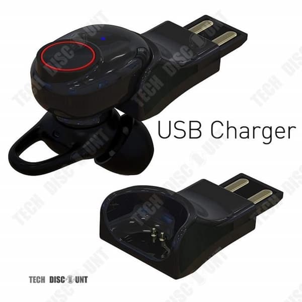 TD® 700mAh Bluetooth-hörlurar Smart Digital Display Hög ljudkvalitet