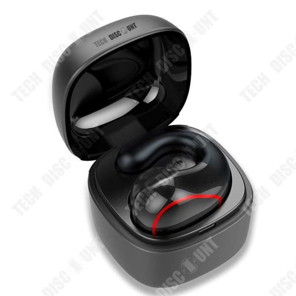 TD® trådlöst Bluetooth-headset inte in-ear single ear mini trådlös drivande benledningssportmikrofon