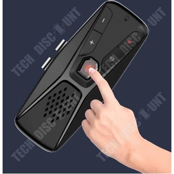 TD® Sun Visor Bil Handsfree Mobiltelefon Trådlös Bluetooth Bil Mp3 Musikspelare miettelove zly 1439