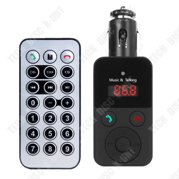 TD® Bil Bluetooth Handsfree Bil MP3 Cigarettändare Musiksändare Bil FM-sändare