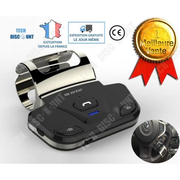 TD® Bilratthållare/Handsfree Bluetooth MP3-spelare/Handsfree-mottagare Högtalare MP3-spelare