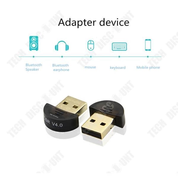 TD® usb bluetooth 4.0 nanoadapter för laptop headset för bärbara datorer pc windows ljudsändare snabb enhetsanslutning