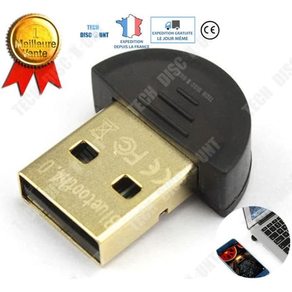 TD® usb bluetooth 4.0 nanoadapter för laptop headset för bärbara datorer pc windows ljudsändare snabb enhetsanslutning