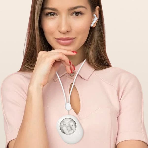 TD® Bluetooth Headset Trådlösa Bluetooth Öronsnäckor, Mini Trådlösa In-Ear Headset med magnetisk laddningsbox