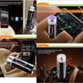Miniatyrbild 4 av 4: Kommunikationsadapter - LCC - Bluetooth FM Car Kit - Svart - Handsfree - LCD-skärm