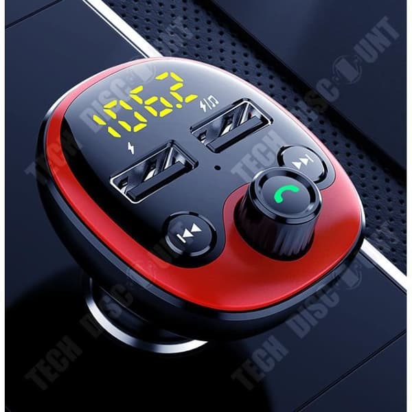 TD® Car Bluetooth MP3 utan förlust av ljudkvalitet Multifunktions billaddare handsfree-sändare169