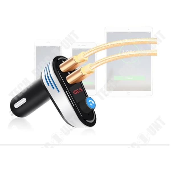 TD® AP02 Bil Bluetooth mp3 bil FM SILVER