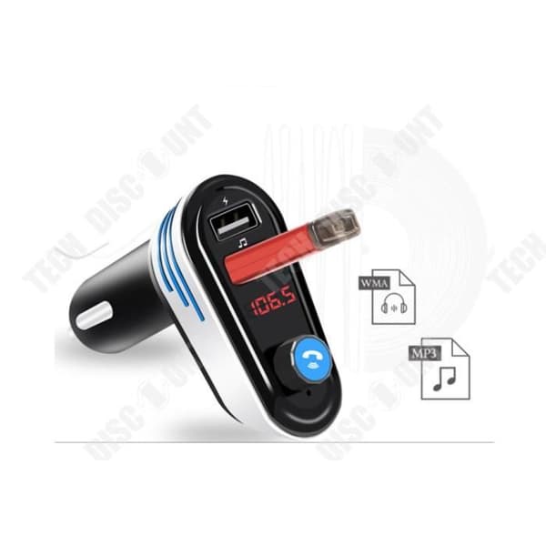 TD® AP02 Bil Bluetooth mp3 bil FM SILVER
