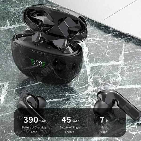 TD® Digital display Bluetooth-headset Sport touch In-ear trådlösa hörlurar HIFI ljudkvalitet Vattentät design