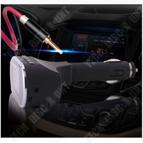 TD® Bluetooth FM-sändare, Bluetooth-bil MP3-spelare Trådlös radioadaptersats