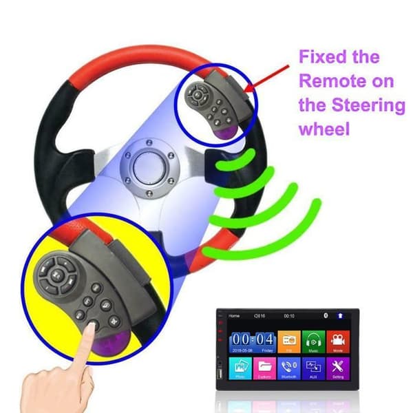 Bluetooth handsfree-kit - CONFO - Anropssystem - Intelligent fjärrkontroll - Rattknappar - Trådlöst