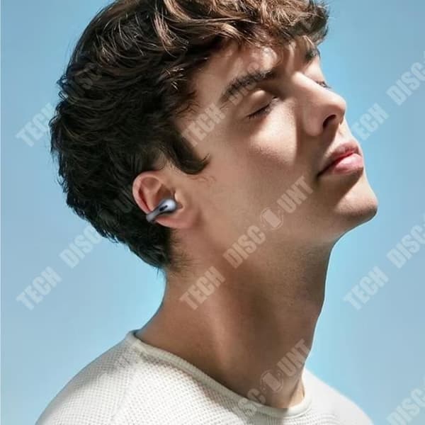 TD® icke-i-örat clip-on Bluetooth-headset In-ear benledning Bilateral stereo Sändningsräckvidd 10m