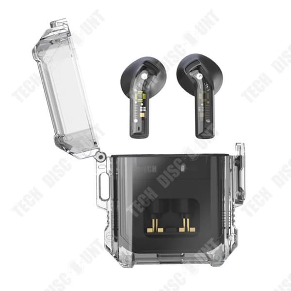 TD® Trådlösa in-ear hörlurar Bluetooth 5.3 Lång batteritid Låg latens för spel Öronproppar cl