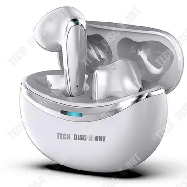 TD® Bluetooth 5.3 Bluetooth In-Ear-hörlurar Ultra lång batteritid Brusreducering Kompakt och bärbar
