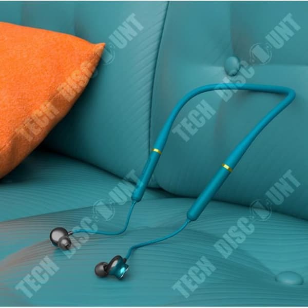 TD® Halsmonterade Bluetooth-hörlurar True Wireless Running Headphones Ultralågt standby-in-ear Bluetooth-hörlurar