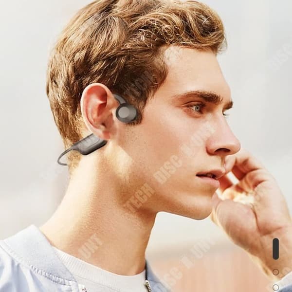 TD® Bone conduction trådlöst bluetooth-headset för sportmusik, löpöron, icke-i-örat hängande typ