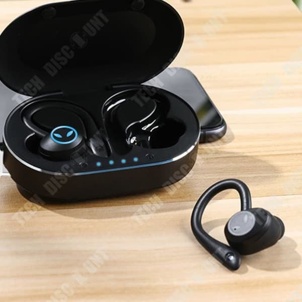 TD® Bluetooth-headset superlång batteritid öronmonterat sport-bluetooth-headset