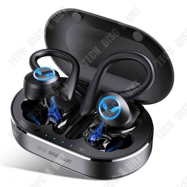 TD® Bluetooth-headset superlång batteritid öronmonterat sport-bluetooth-headset